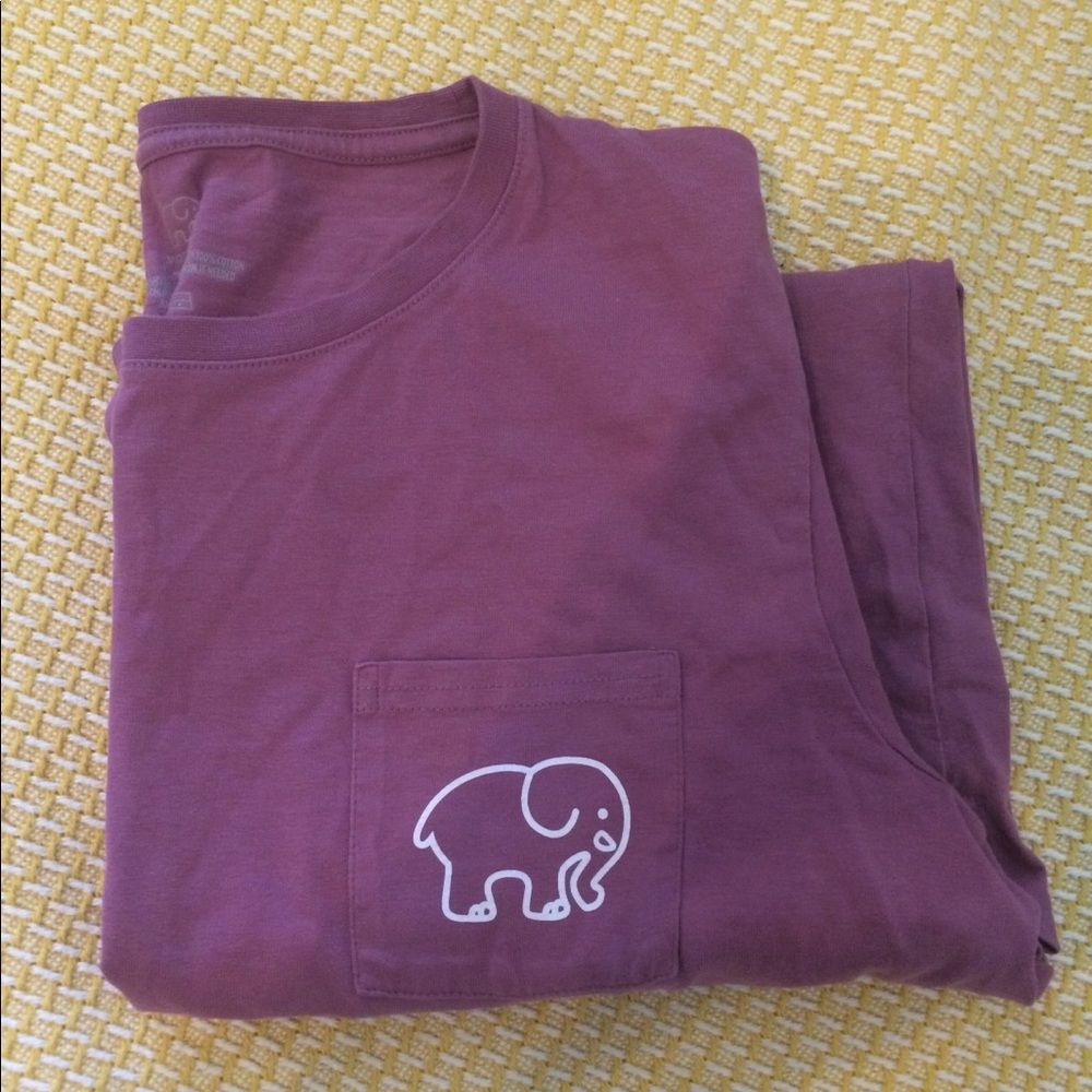 Ivory Ella dusty mauve long sleeve shirt